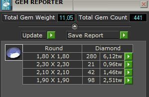 Diamond Circle Necklace 4564 3D print model_8