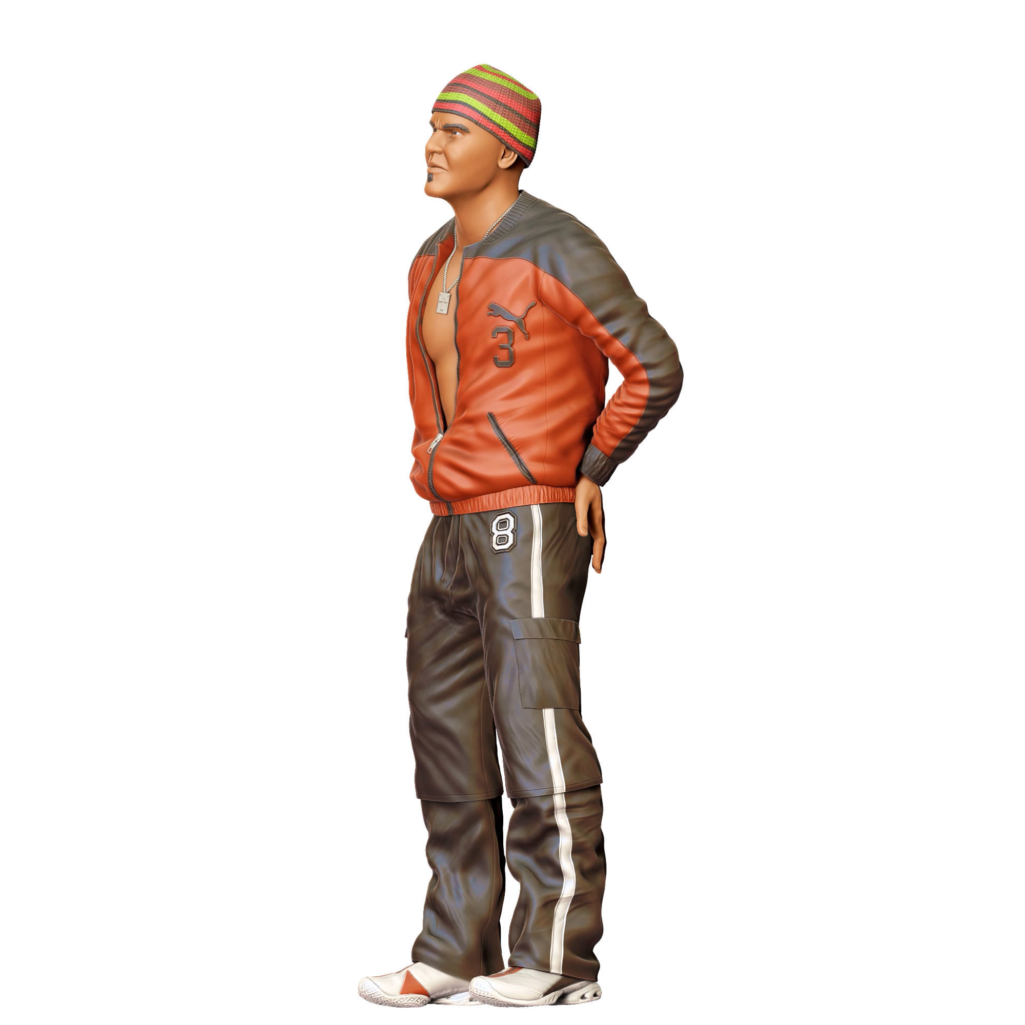 N 20 Fast and Furious Orange Julius Amaury Nolasco 3D print model_25