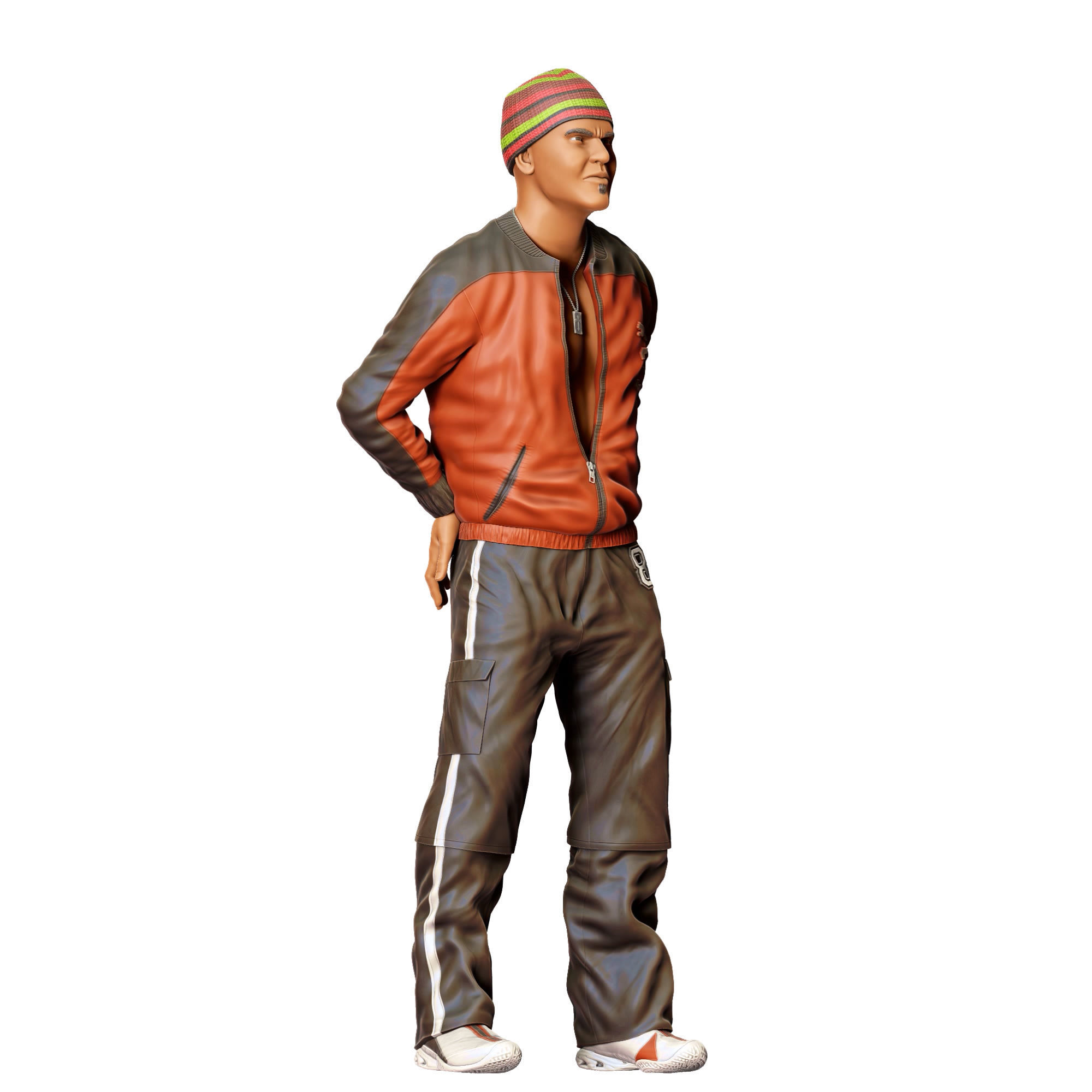 N 20 Fast and Furious Orange Julius Amaury Nolasco 3D print model_3