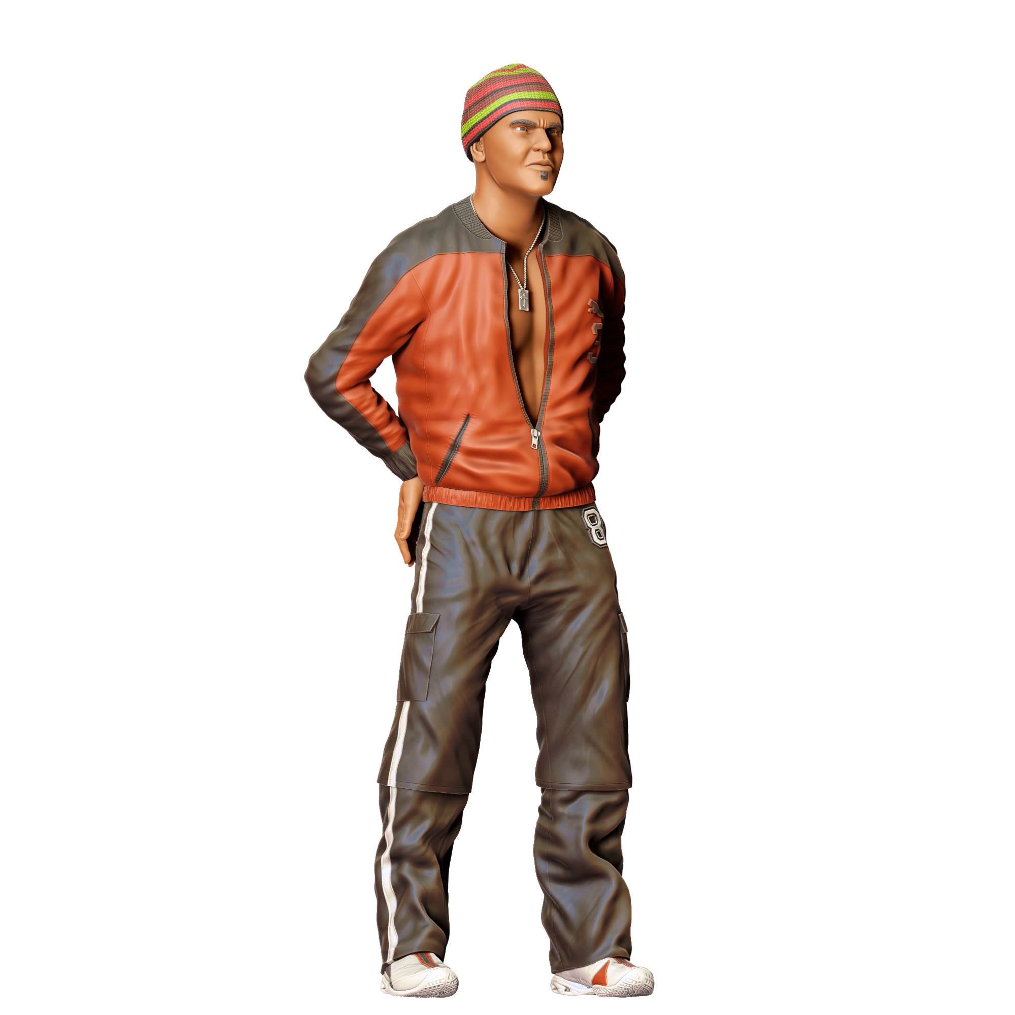 N 20 Fast and Furious Orange Julius Amaury Nolasco 3D print model_2