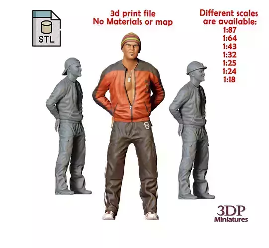 N 20 Fast and Furious Orange Julius Amaury Nolasco 3D print model