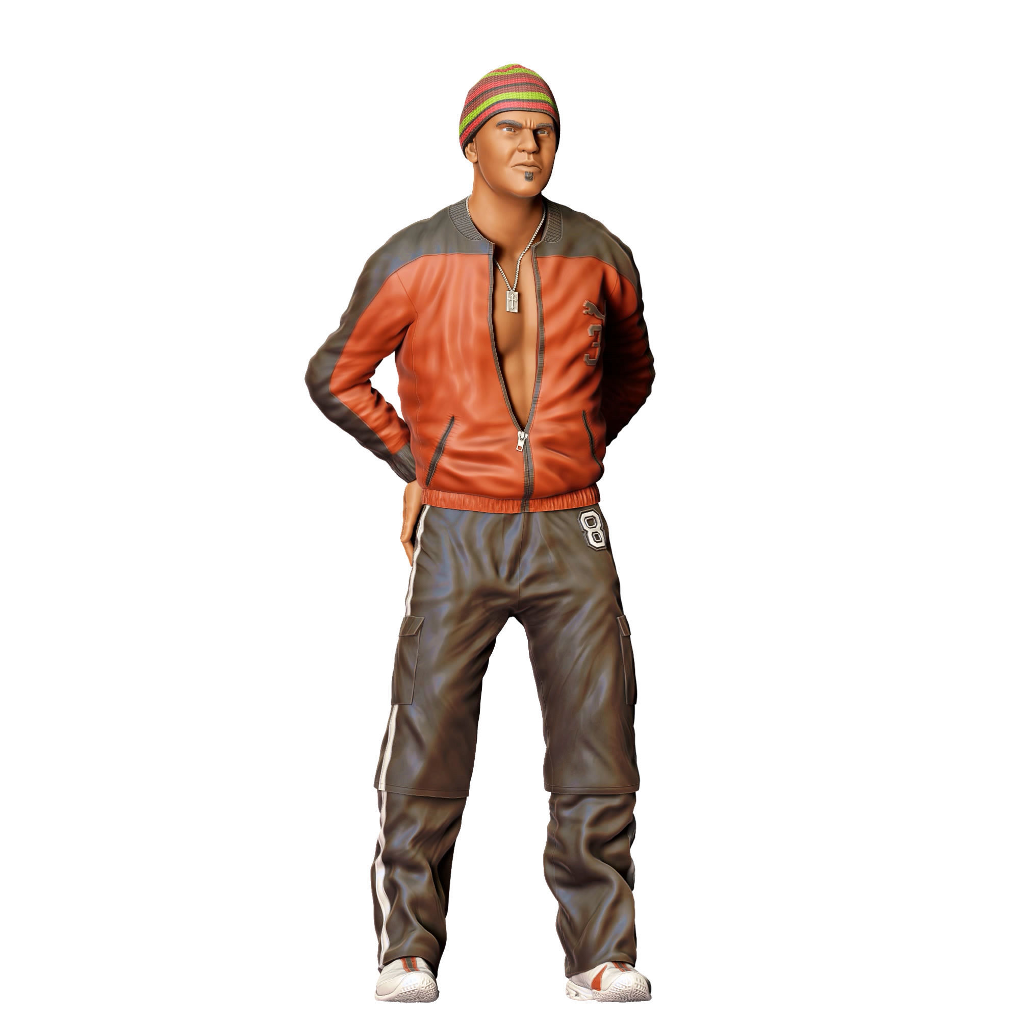 N 20 Fast and Furious Orange Julius Amaury Nolasco 3D print model_1