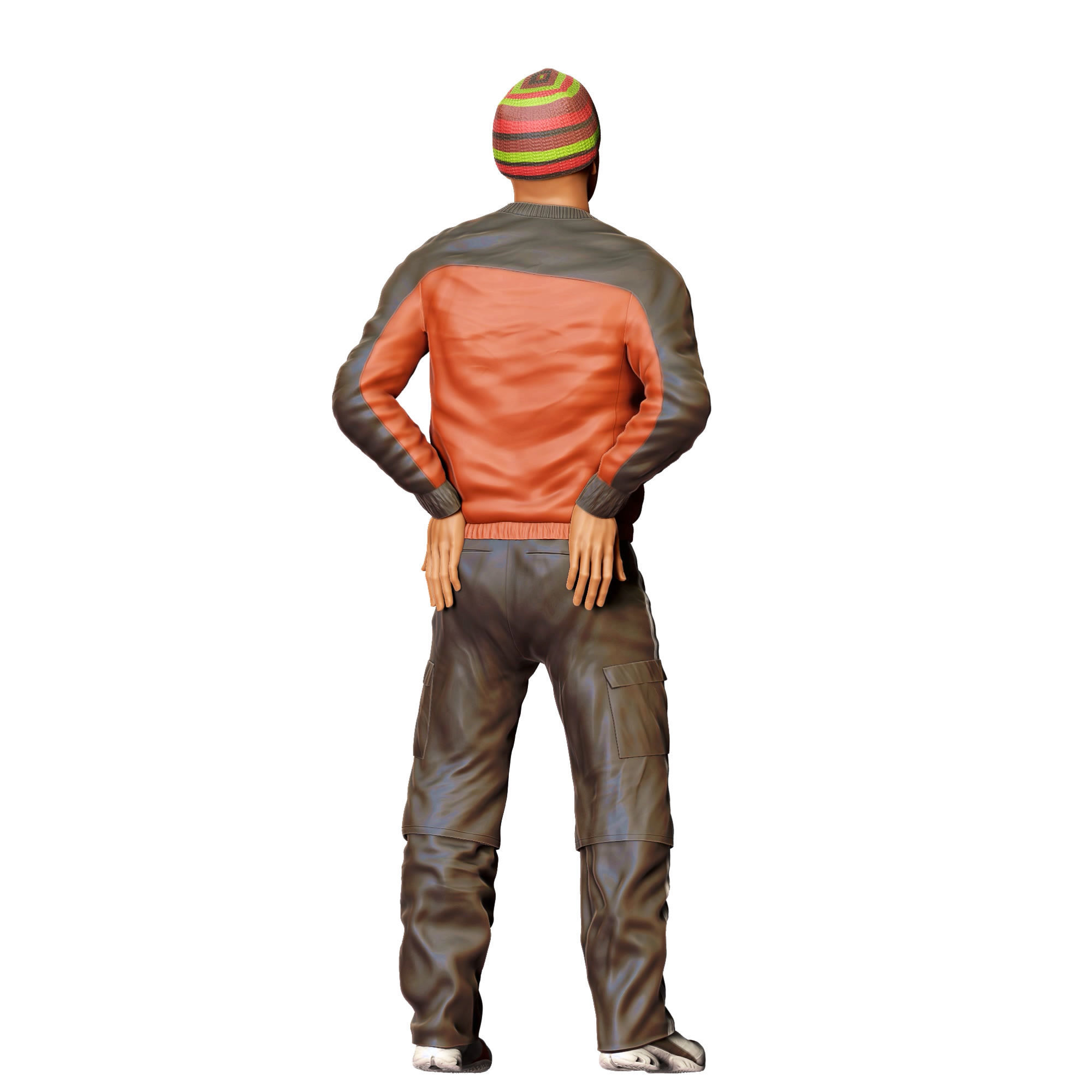 N 20 Fast and Furious Orange Julius Amaury Nolasco 3D print model_13