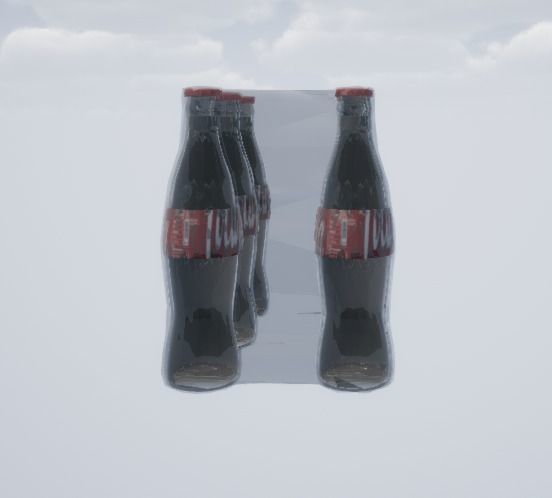 Coca Cola Bottle Pack Wrapped Low-poly 3D model_2