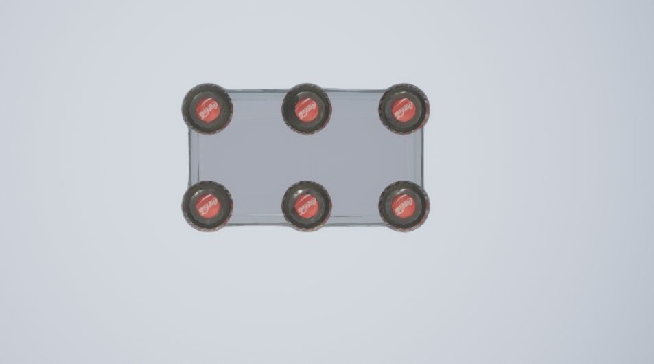 Coca Cola Bottle Pack Wrapped Low-poly 3D model_1