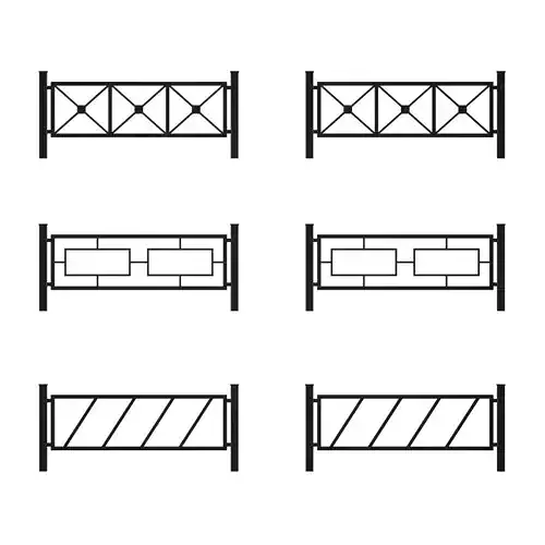 Street fencing metal fence