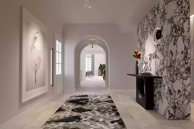 3D model of modern villa 3D model