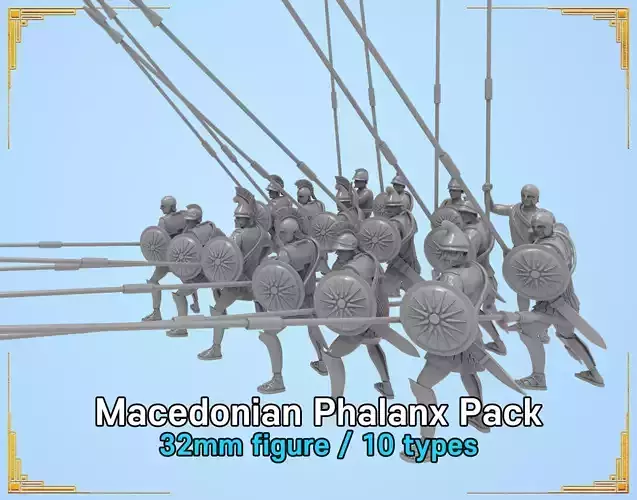 Macedonian Phalanx Pack 3D print model