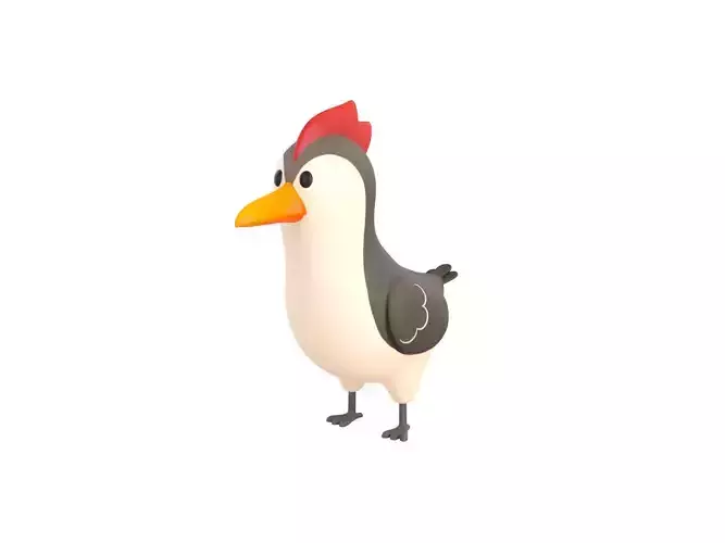 Character300 Woodpecker 3D model