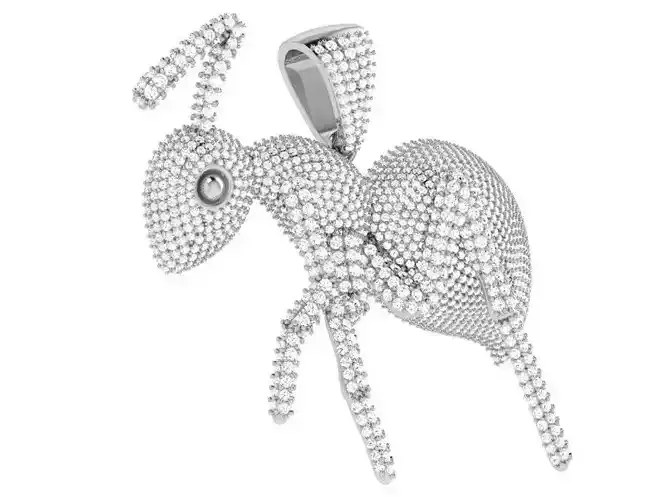 Diamond Ant Pendant 4576