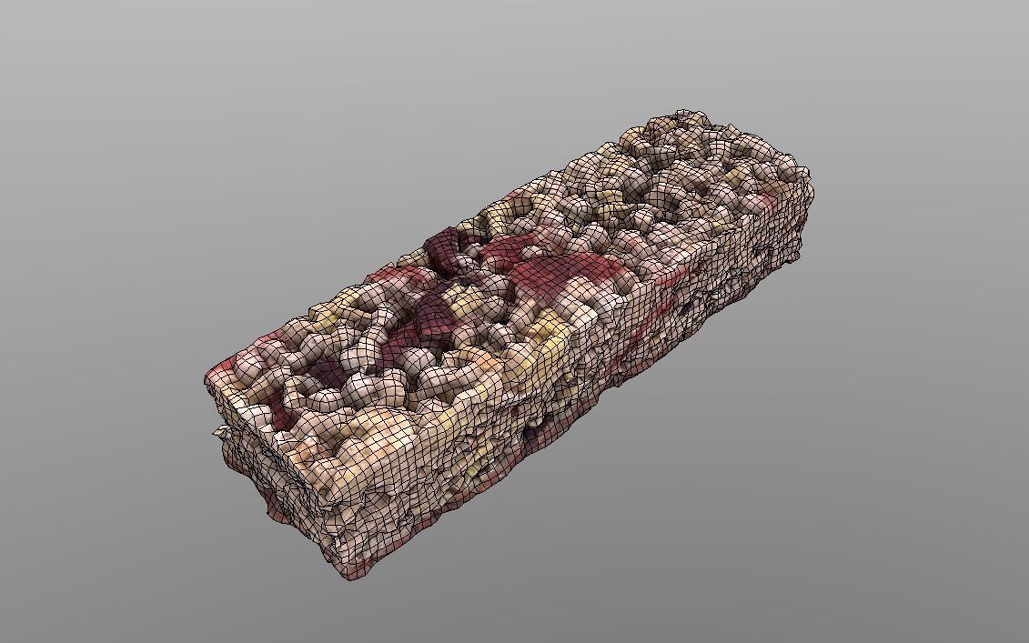 Cereal Bar Low-poly 3D model_11