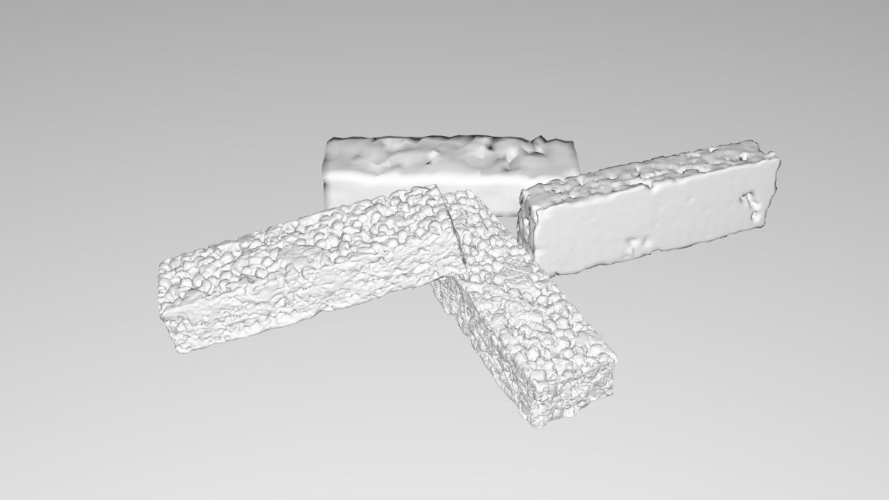 Cereal Bar Low-poly 3D model_1