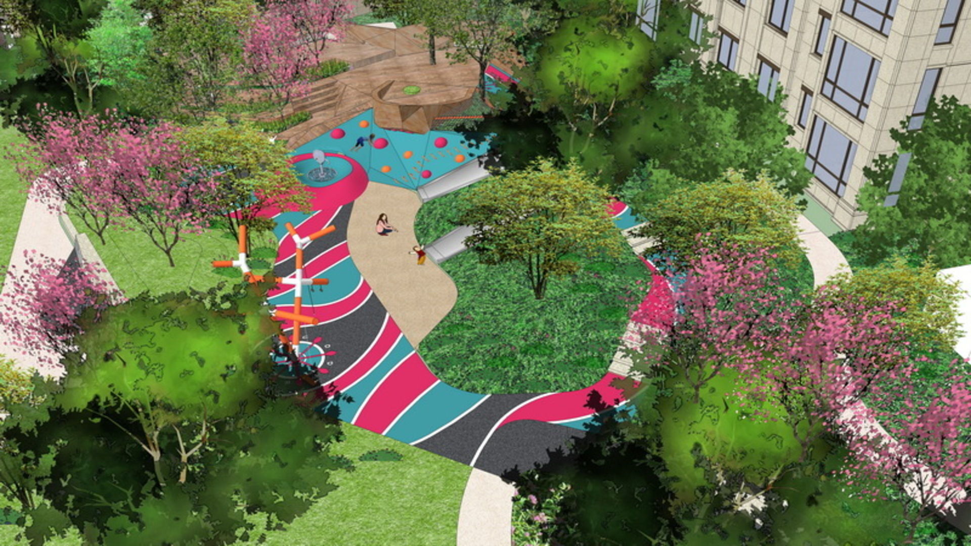 25 OF Relax Space and Playground Draft Model4 Low-poly 3D model_23