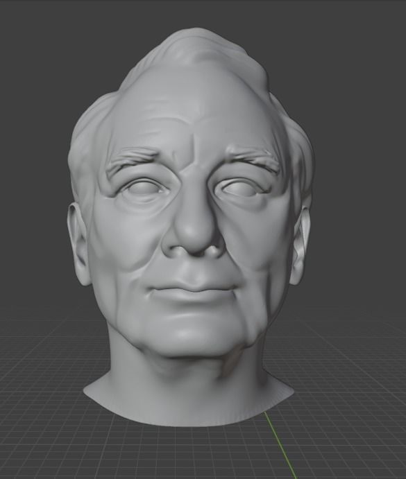 Bill Murray 3D print model_9