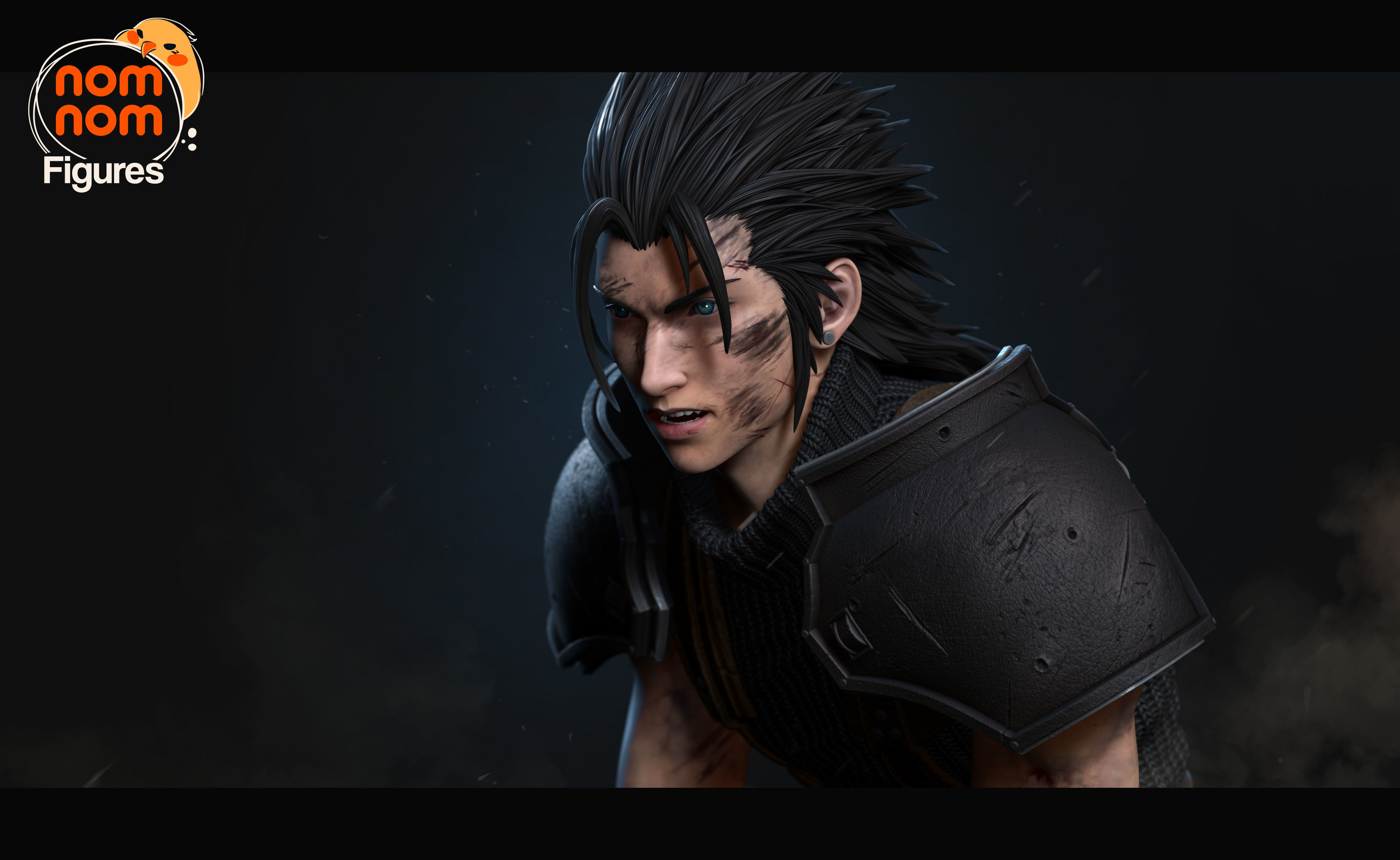 Zack Fair - Final Fantasy VII 3D print model_1