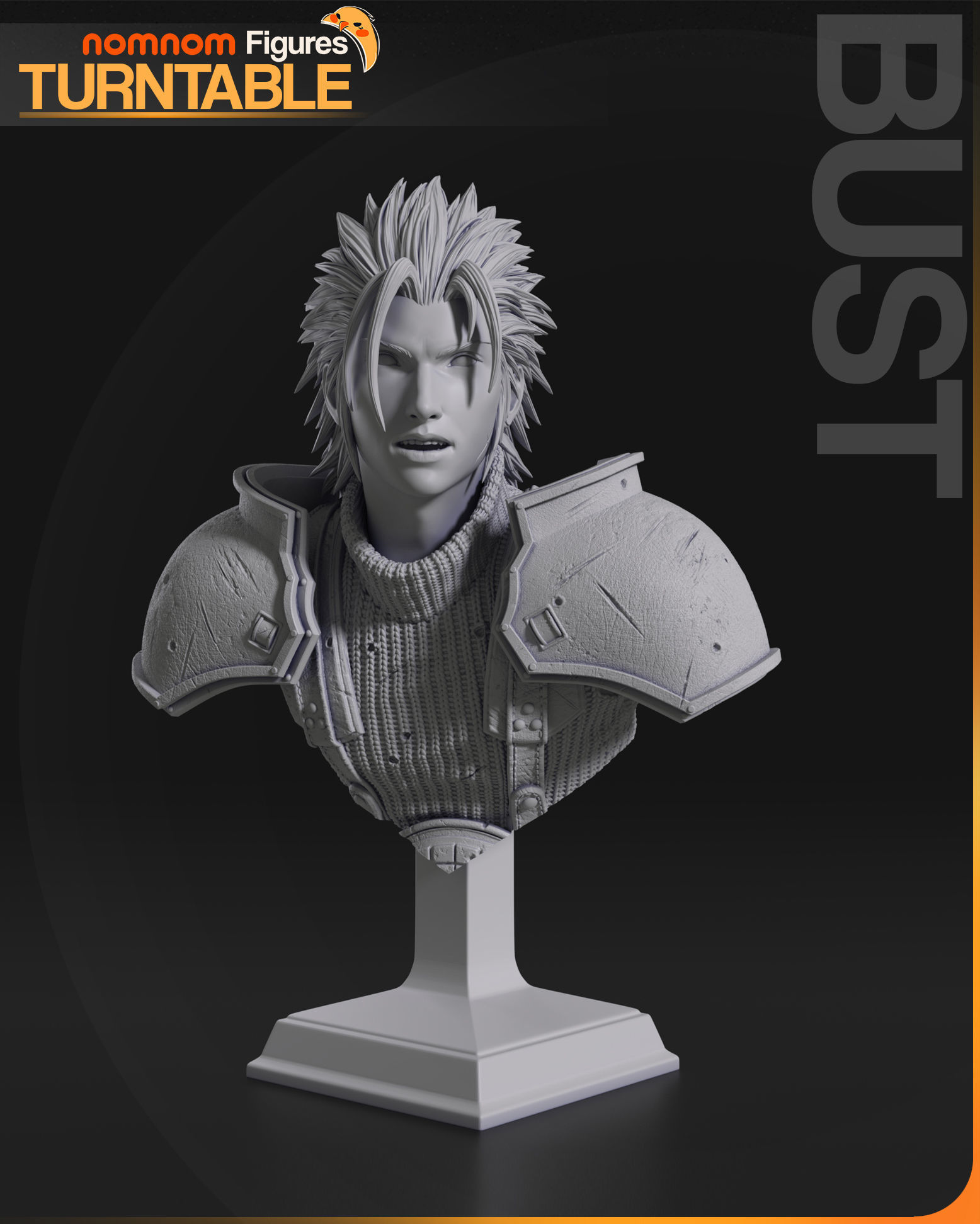 Zack Fair - Final Fantasy VII 3D print model_2
