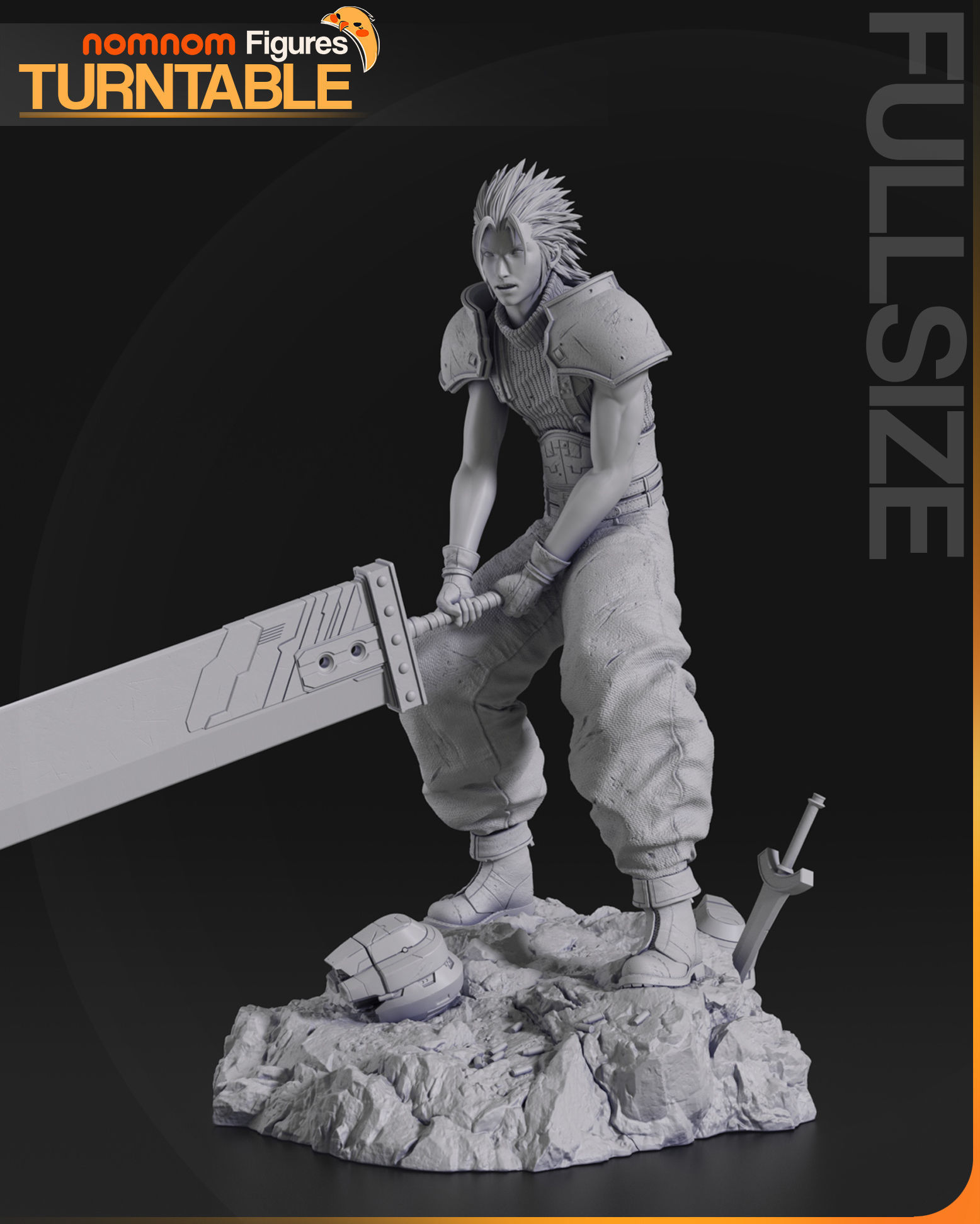 Zack Fair - Final Fantasy VII 3D print model_6
