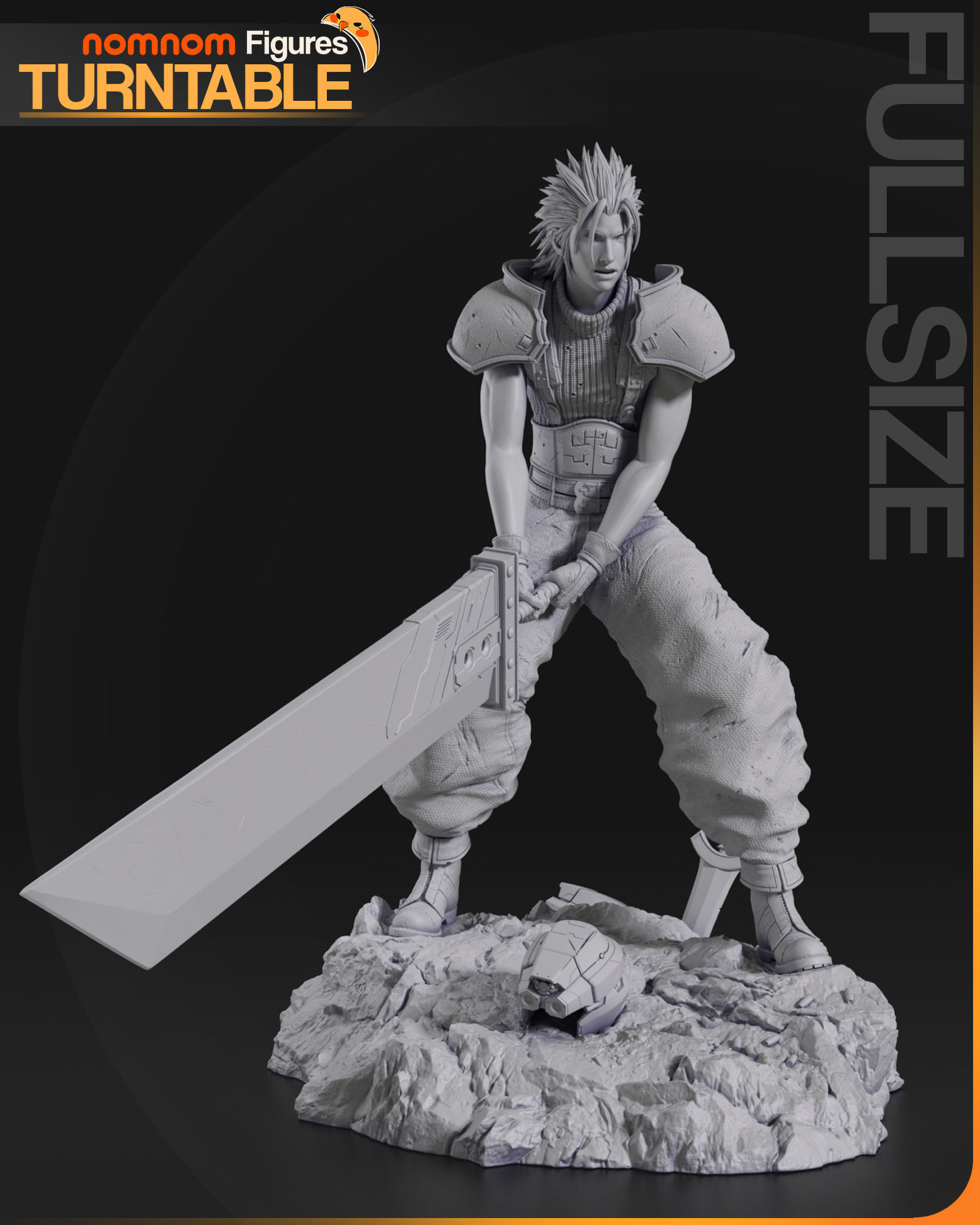 Zack Fair - Final Fantasy VII 3D print model_4