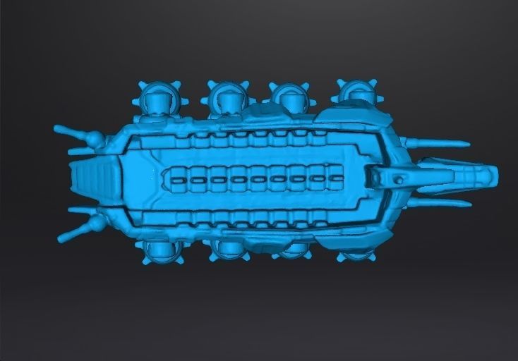 AT-OT STAR WARS TRANSPORT FIGURE MODEL 3D PRINTABLE GAMES 3D print model_7