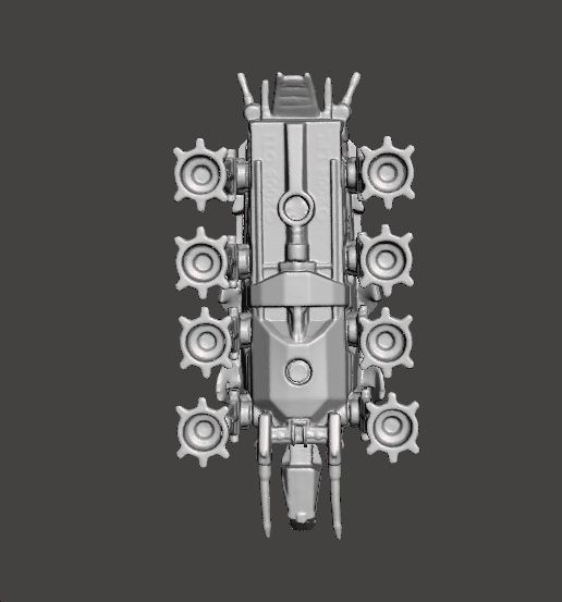 AT-OT STAR WARS TRANSPORT FIGURE MODEL 3D PRINTABLE GAMES 3D print model_3