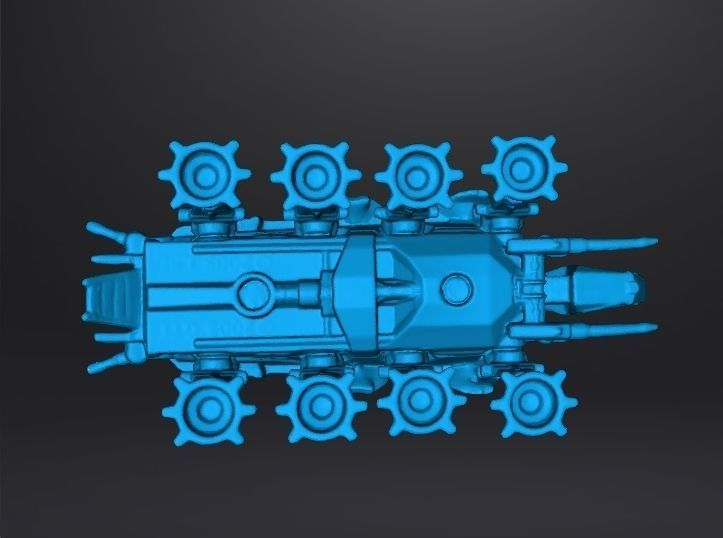 AT-OT STAR WARS TRANSPORT FIGURE MODEL 3D PRINTABLE GAMES 3D print model_8