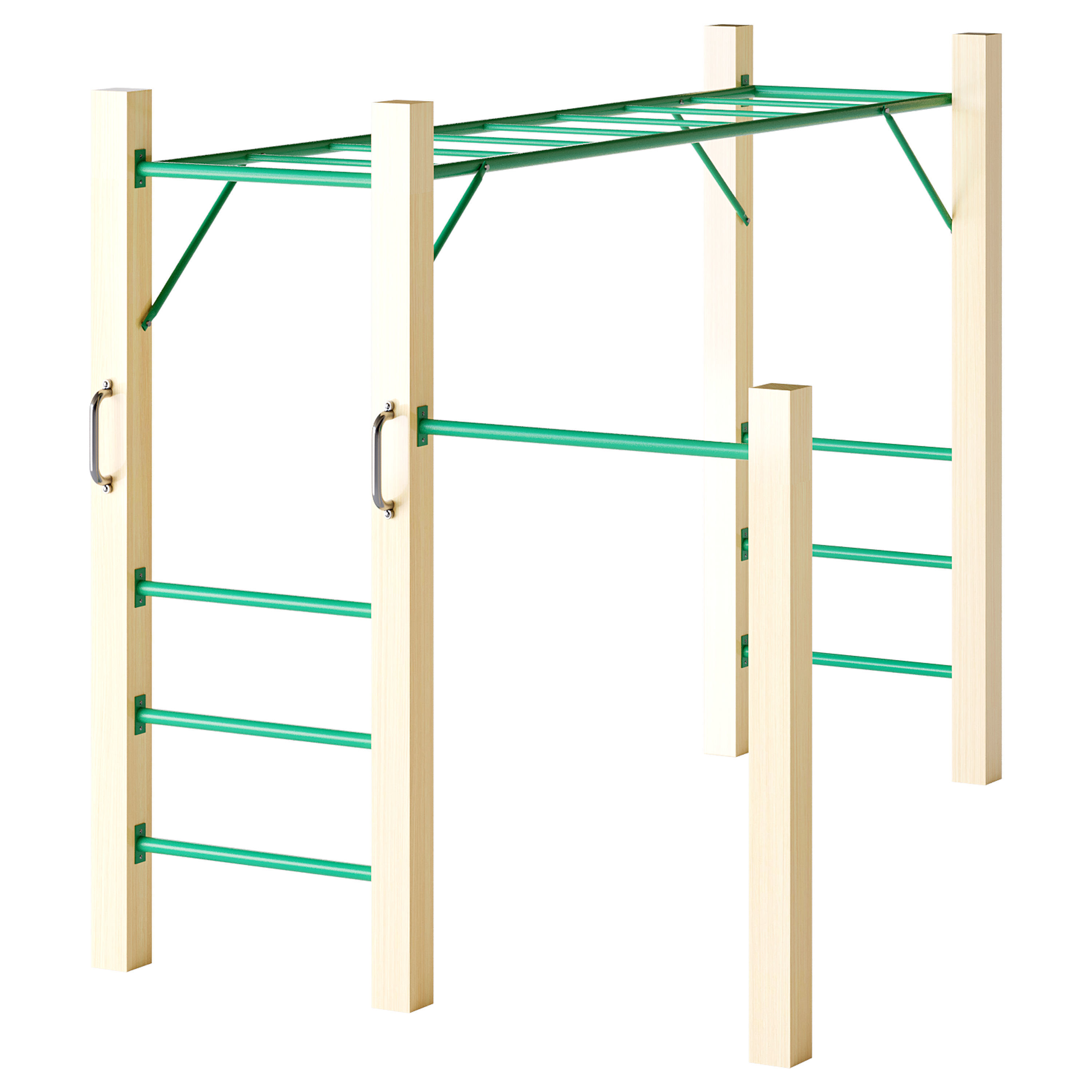 AMAZON 3M MONKEY BAR SET 3D model_3