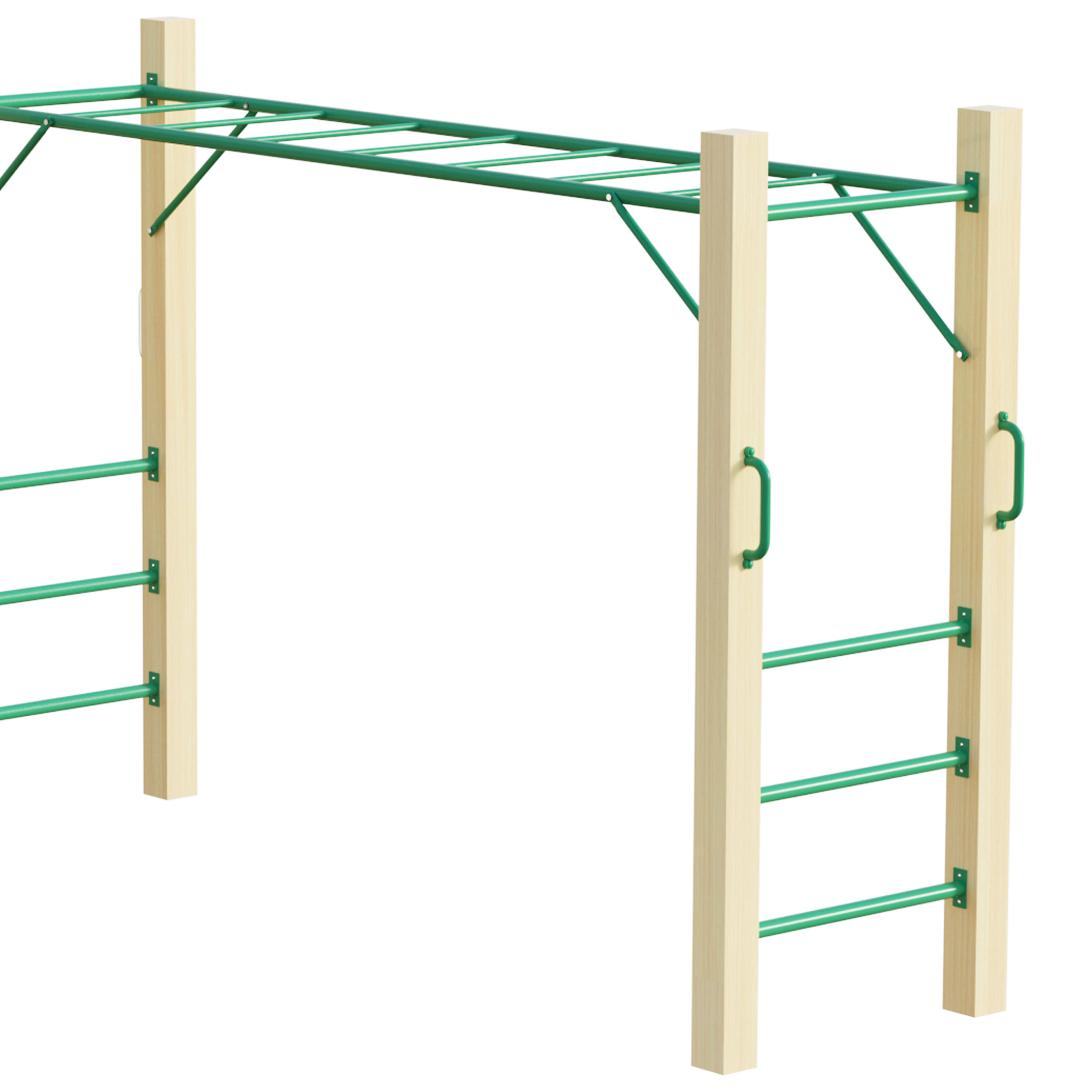 AMAZON 3M MONKEY BAR SET 3D model_9