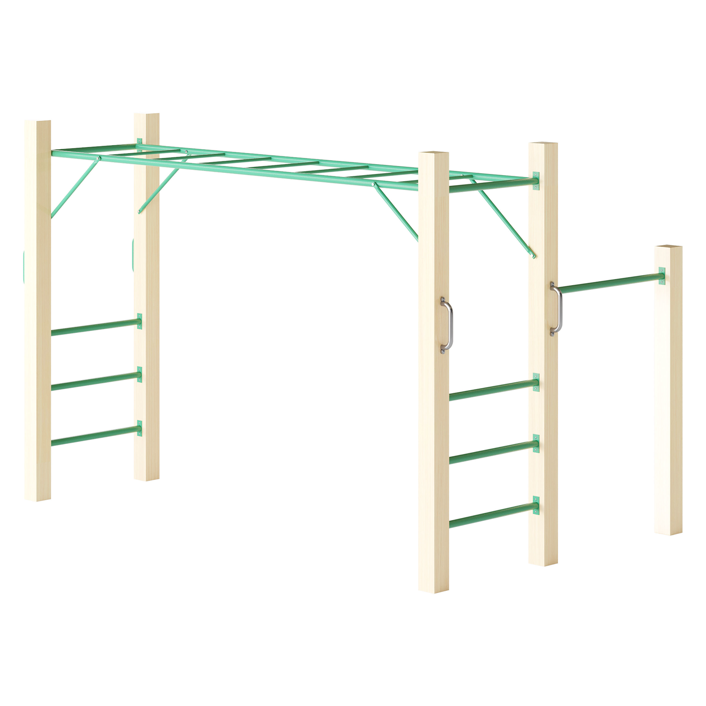 AMAZON 3M MONKEY BAR SET 3D model_6