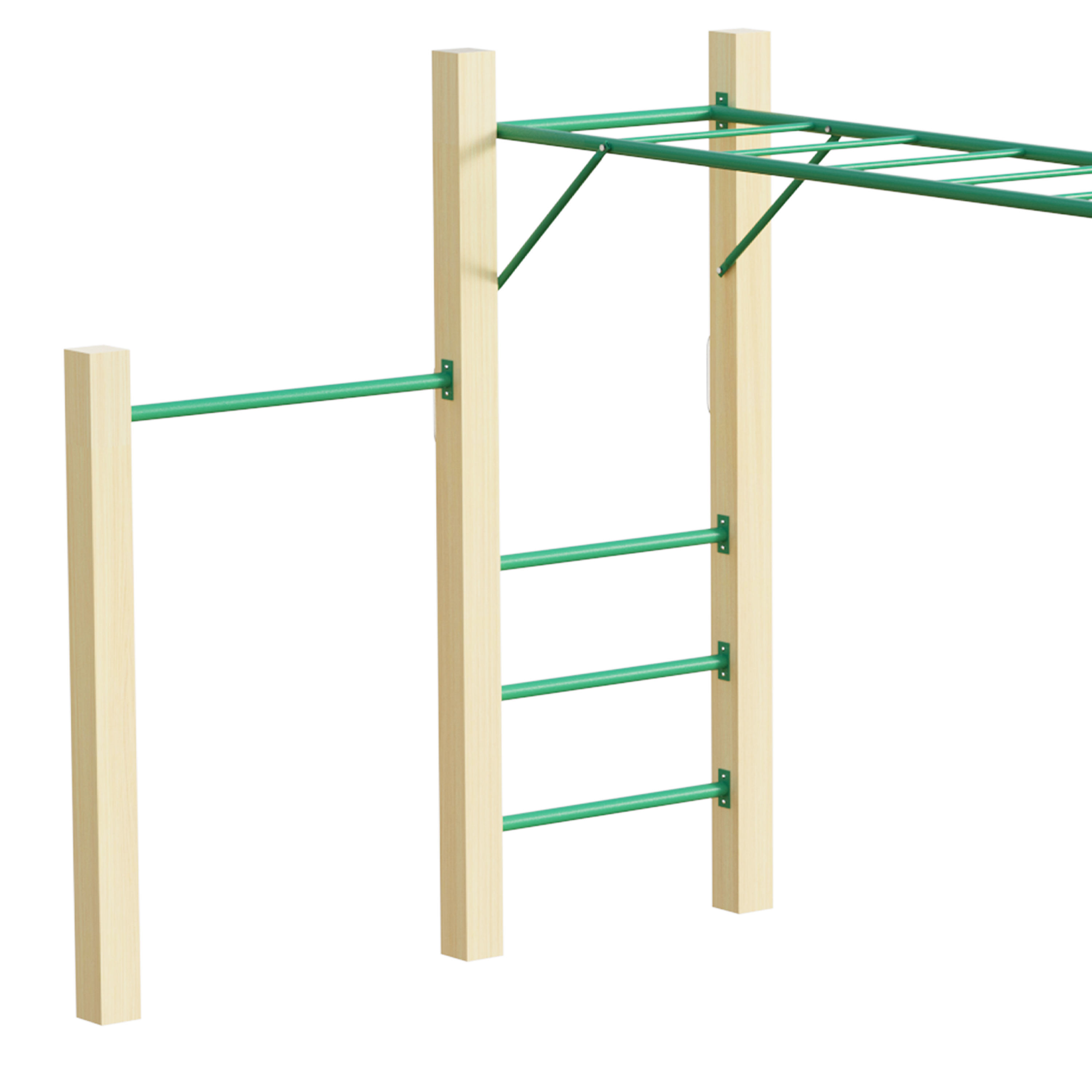 AMAZON 3M MONKEY BAR SET 3D model_11