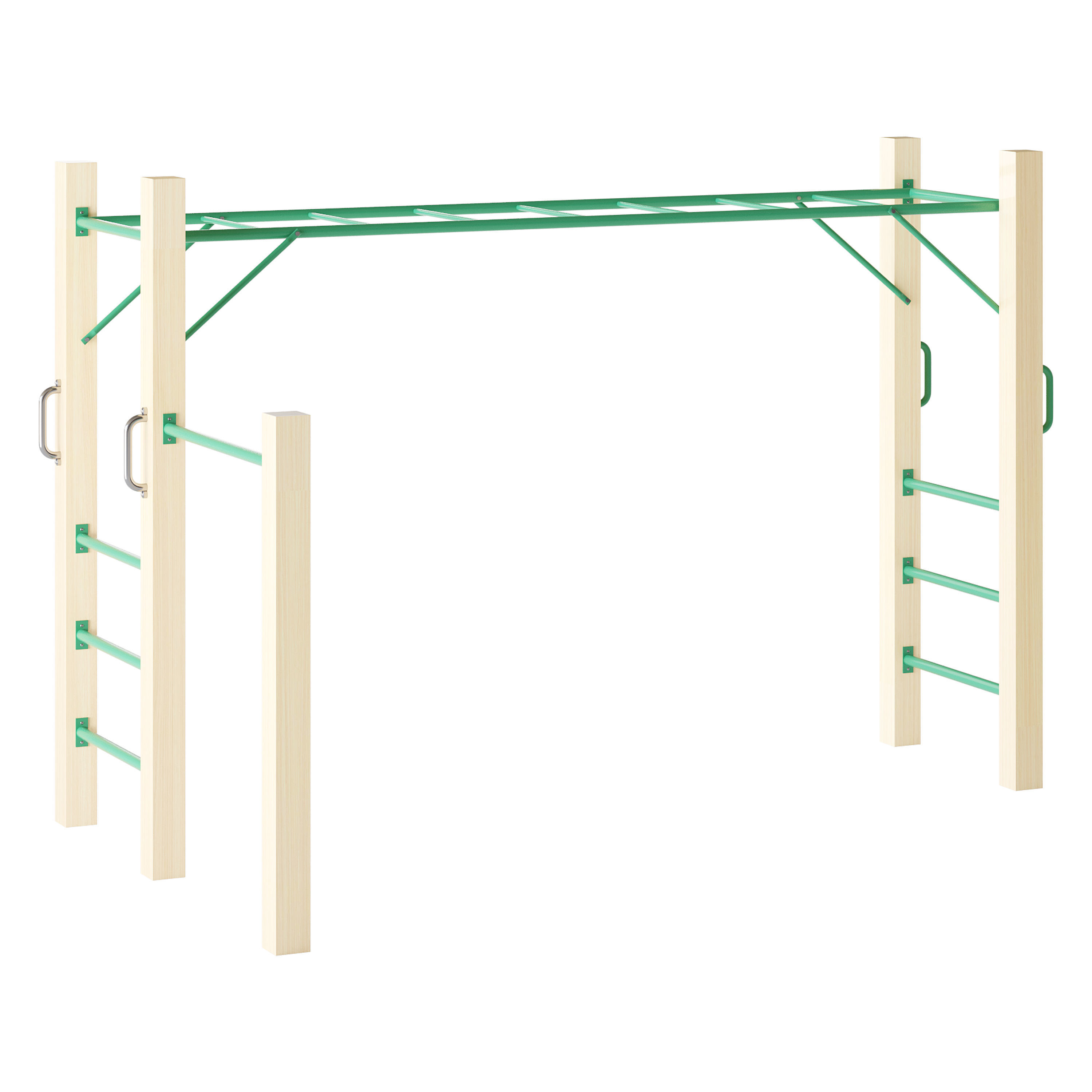 AMAZON 3M MONKEY BAR SET 3D model_14