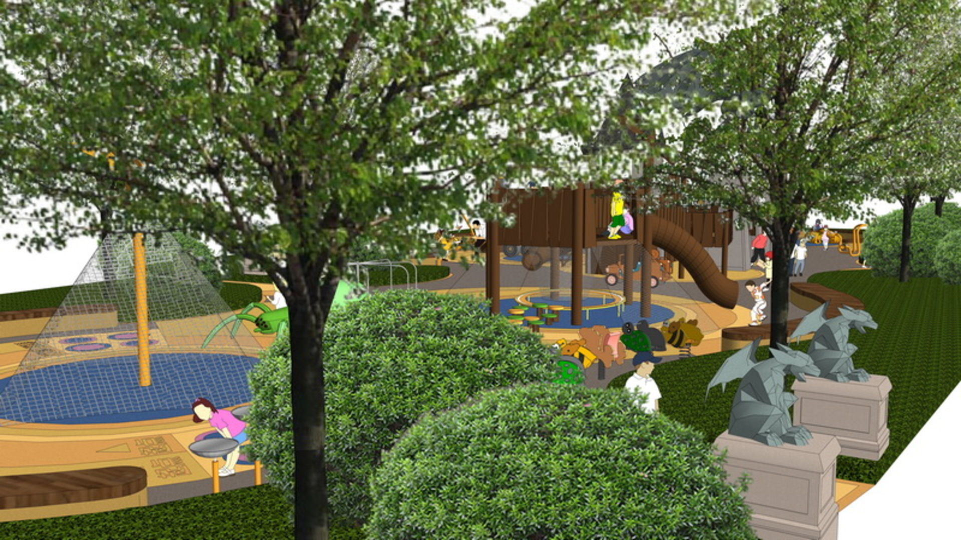 25 OF Relax Space and Playground Draft Model5 Low-poly 3D model_17