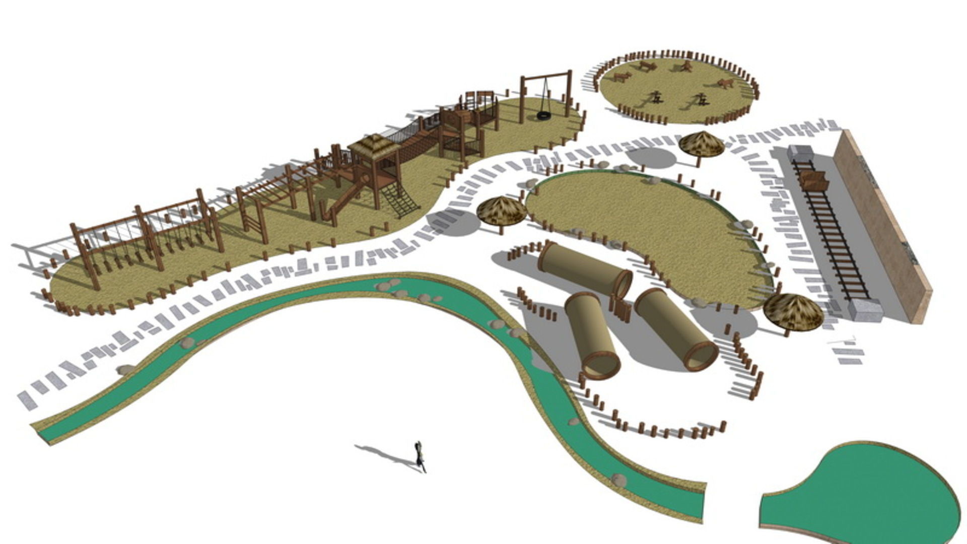 25 OF Relax Space and Playground Draft Model5 Low-poly 3D model_19