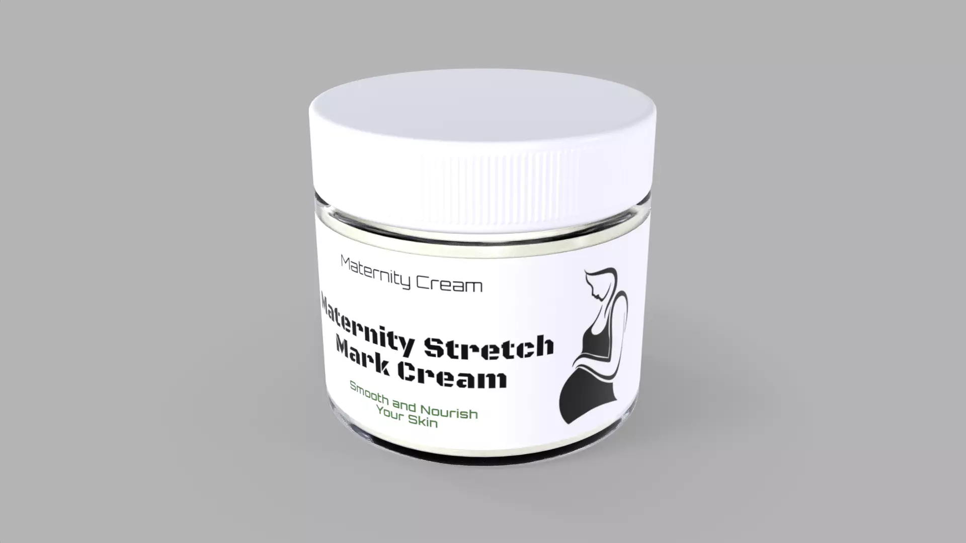 Maternity Stretch Mark Cream Low-poly 3D model