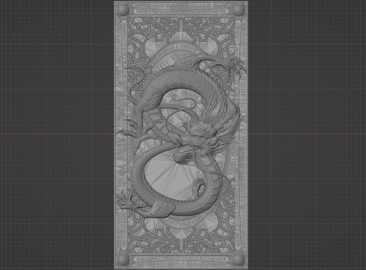 Ancient Chinese dragon Free 3D print model_5