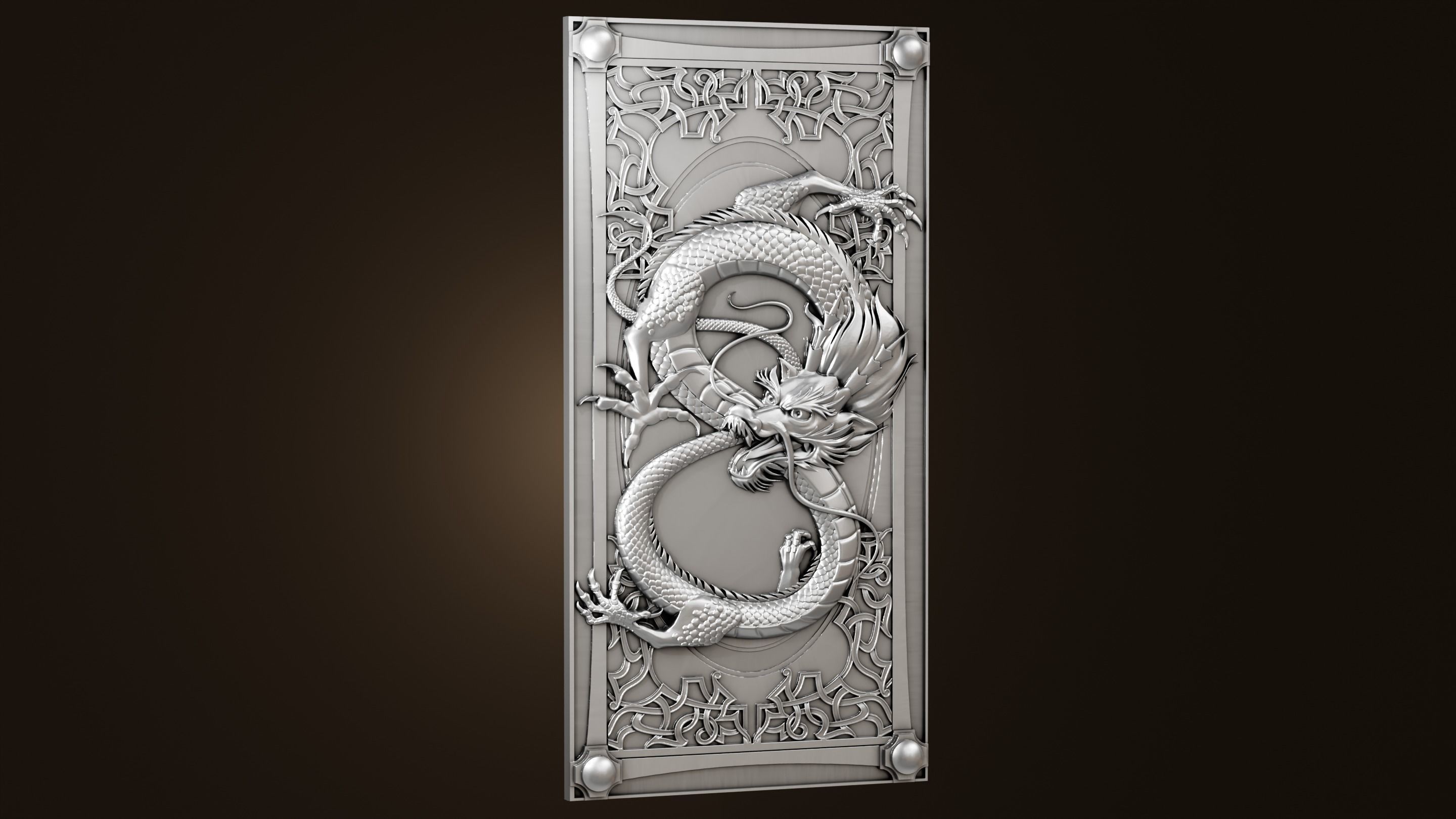 Ancient Chinese dragon Free 3D print model_4