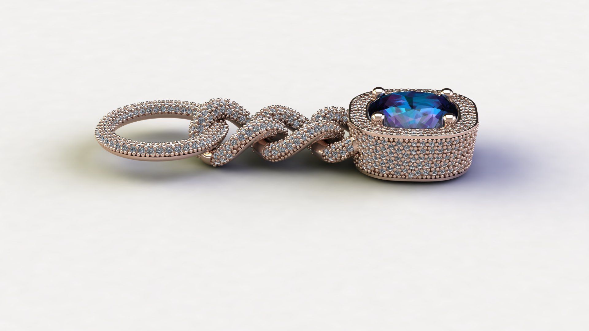 CHAIN NECKLACE 3D print model_6