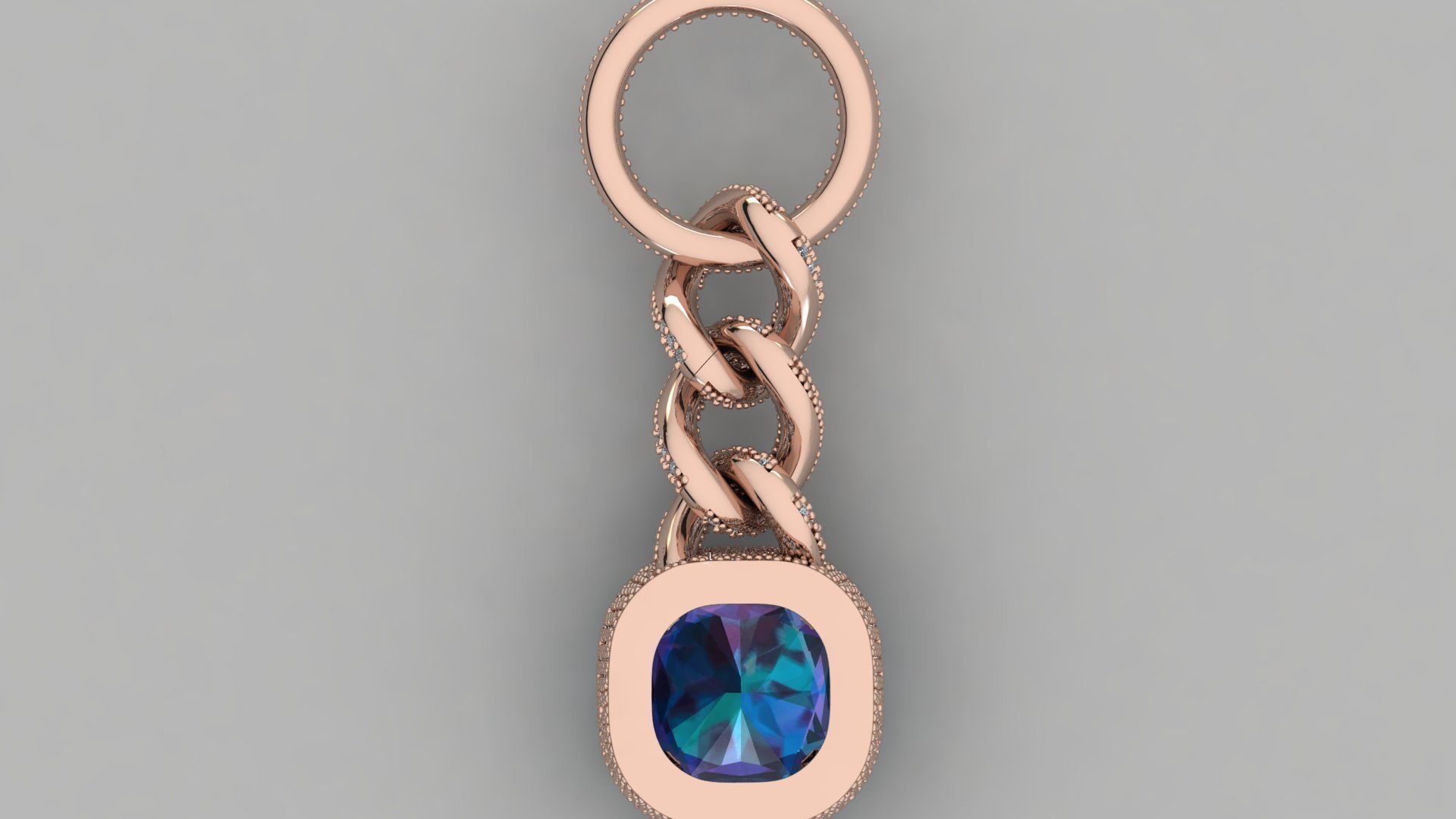 CHAIN NECKLACE 3D print model_7