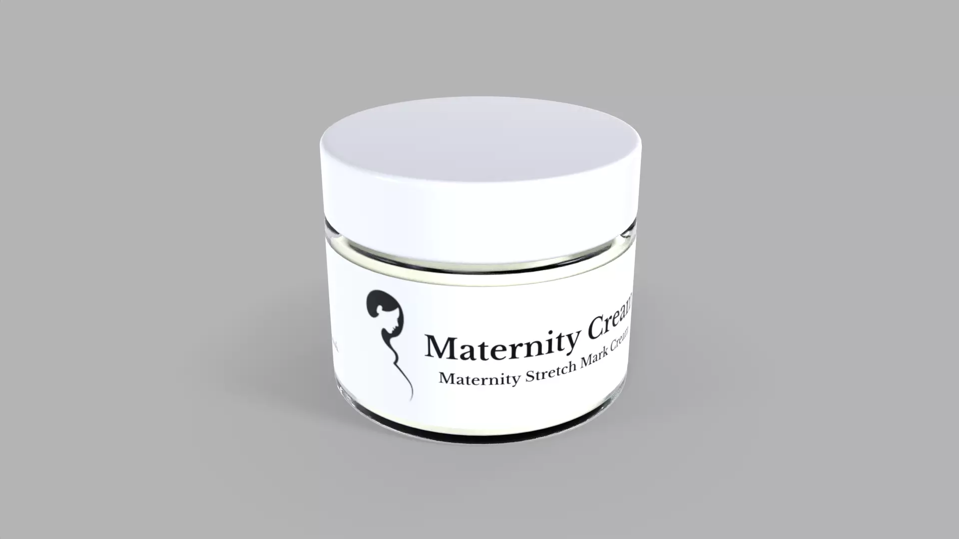 Maternity Stretch Mark Cream Low-poly 3D model