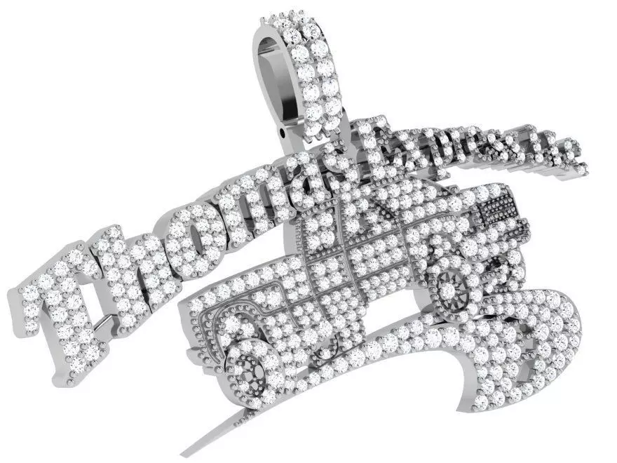 Car Diamond Pendant 4584 3D print model