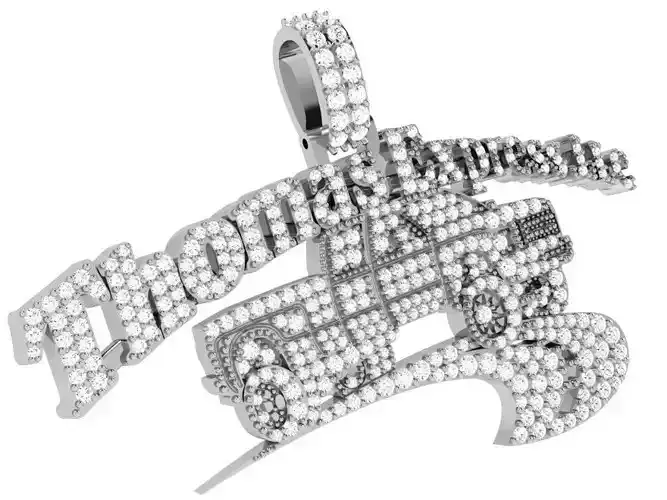 Car Diamond Pendant 4584