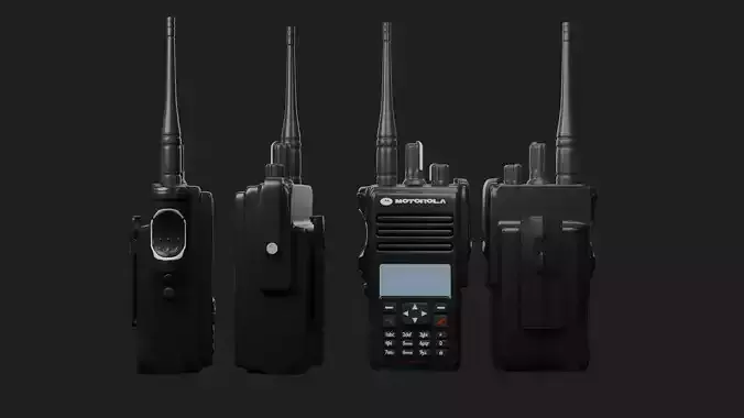 MOTOROLA DP4801E RADIO 3D model
