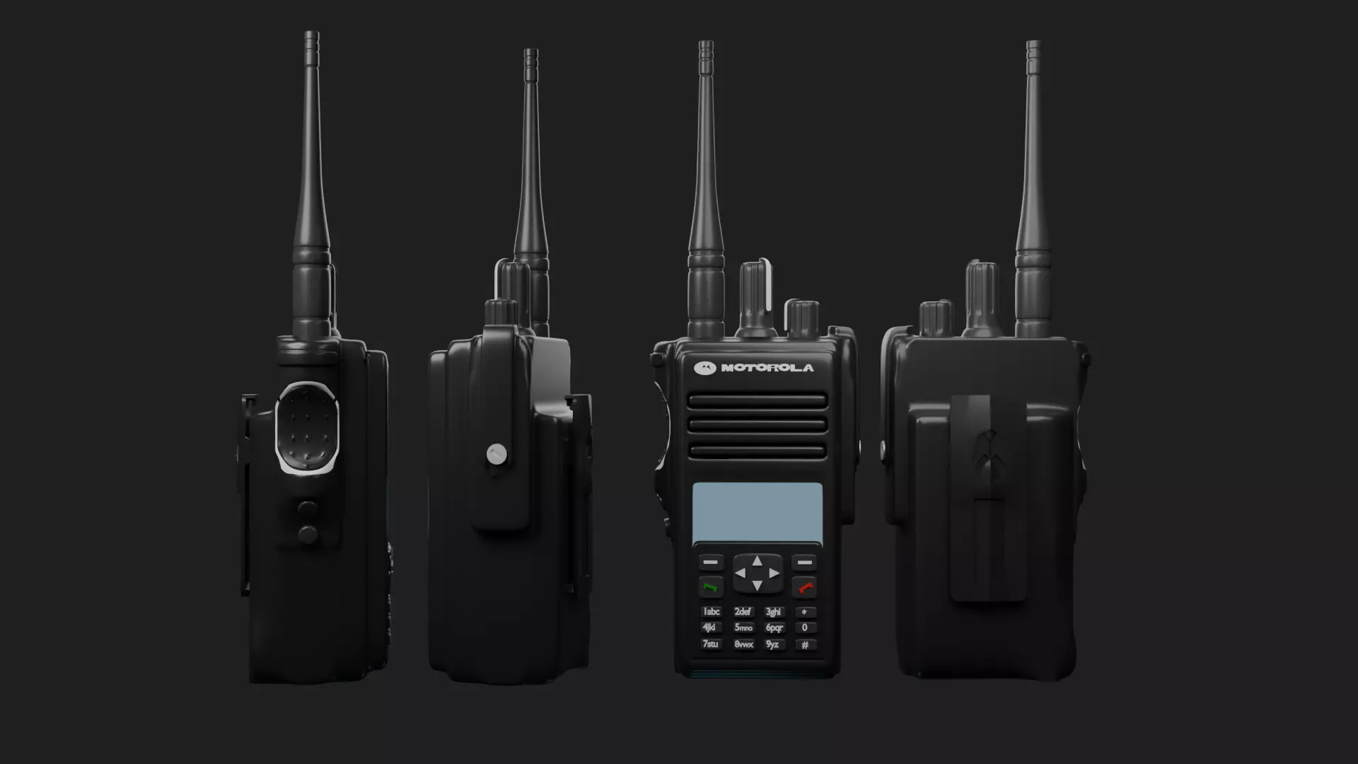 MOTOROLA DP4801E RADIO 3D model_0