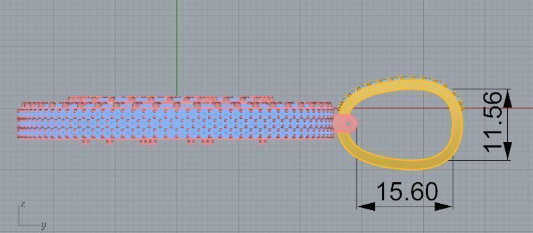 JJ Circle Pendant 4589 3D print model_6