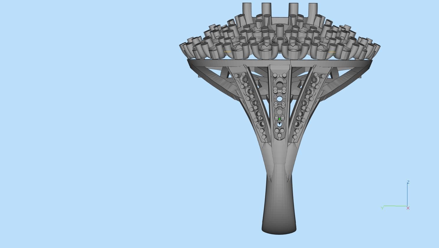 ring gold 3D print model_26