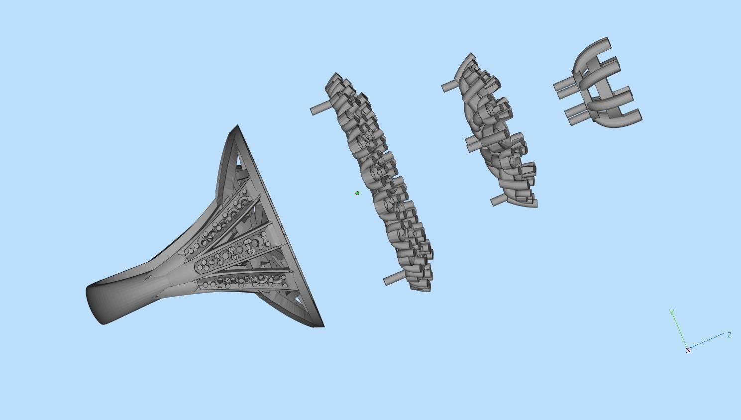 ring gold 3D print model_20