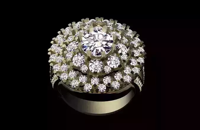 ring gold 3D print model