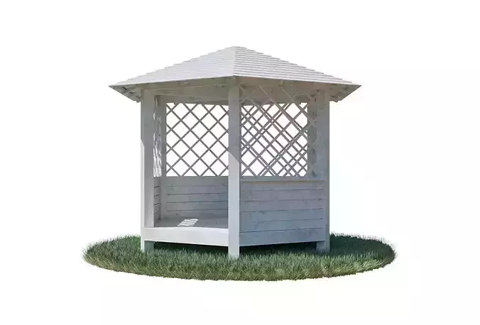 Wooden Garden Kiosk