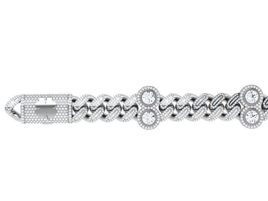 Chain Bracelet 4591 3D print model_2