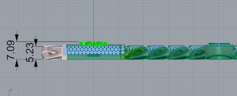 Chain Bracelet 4591 3D print model_5