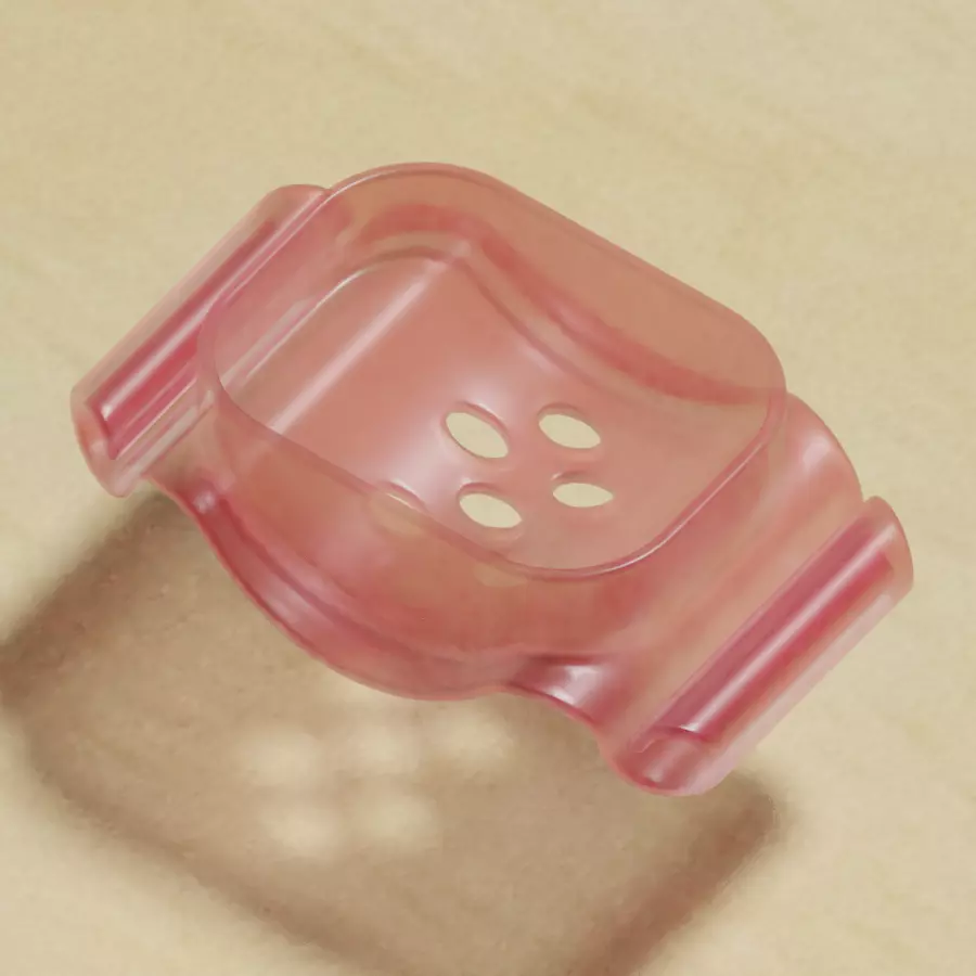 Transparent Soap Holder 3D model_0